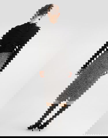 Klä Dolce & Gabbana Dolce & Gabbana Heavy Crepe and Damier Print Dress Svart | F6TVSTFSA73HH5QU, 2