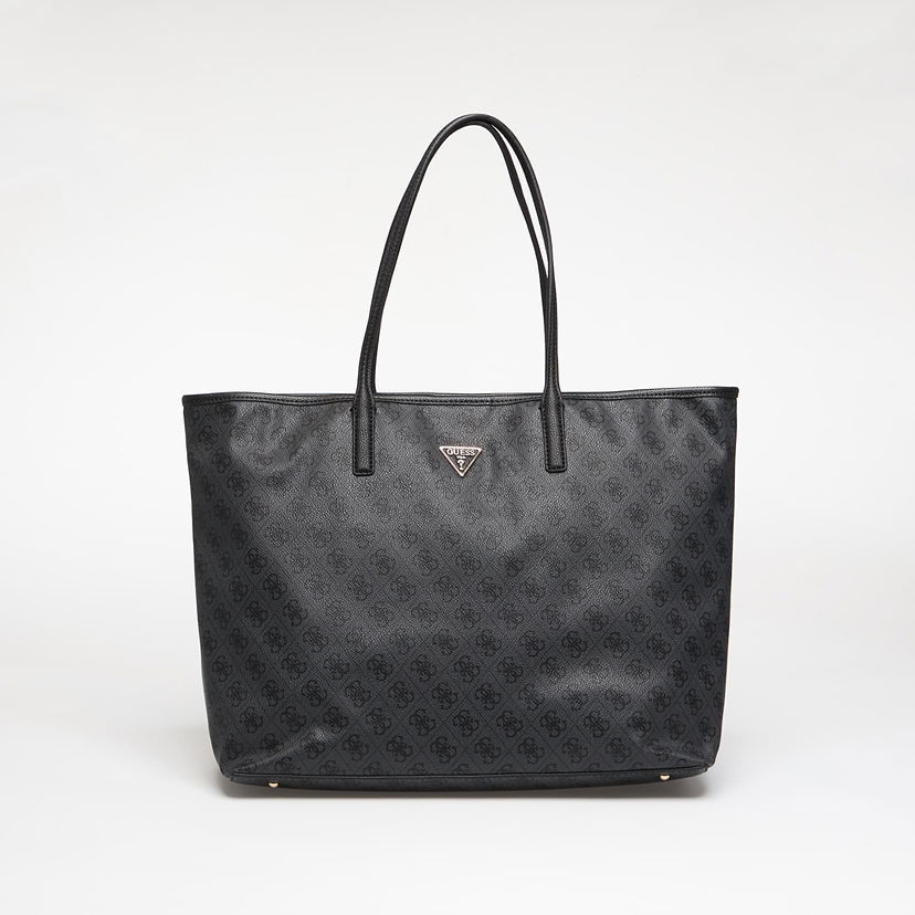Tygpåse GUESS GUESS Eco Victtoria Large 2 In 1 Tote Svart | HWESG951429-CLO