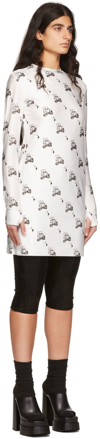 Klä We11done Printed Mini Dress Vit | WD-TO1-22-572-W-WH, 1