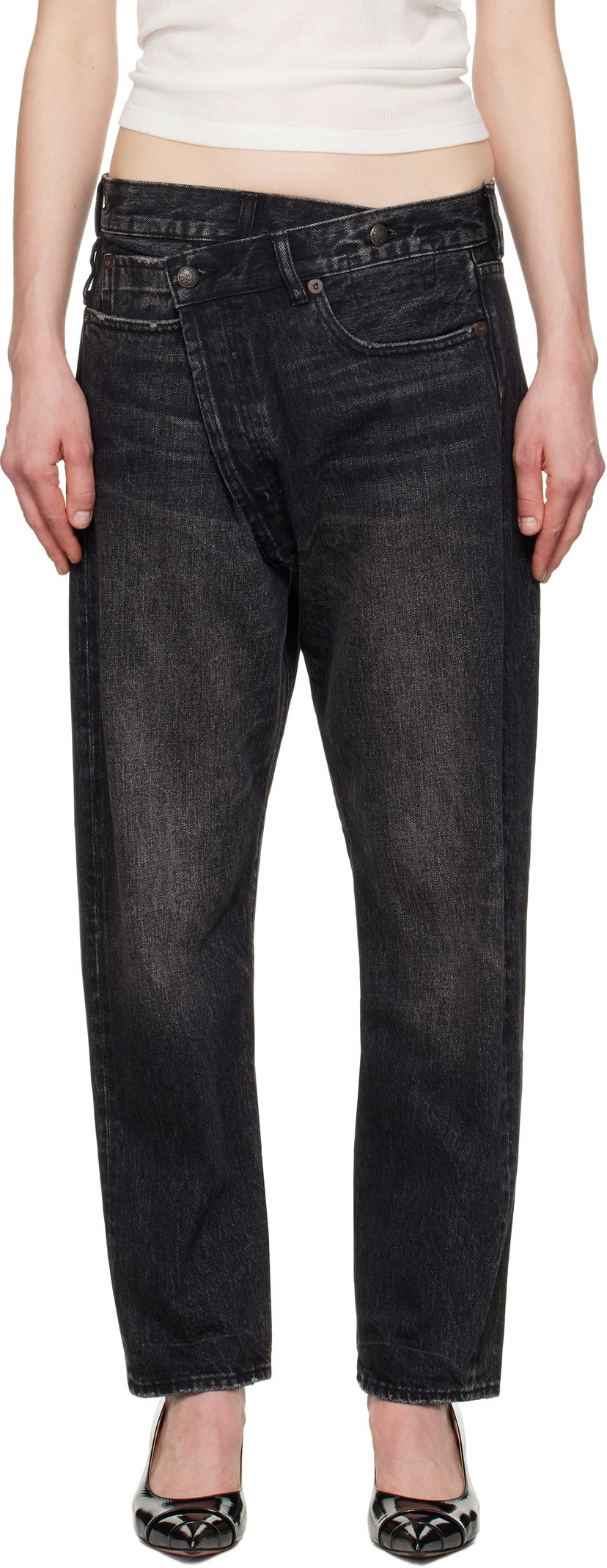 Jeans R13 R13 Crossover Jeans Svart | R13W2048-D274A