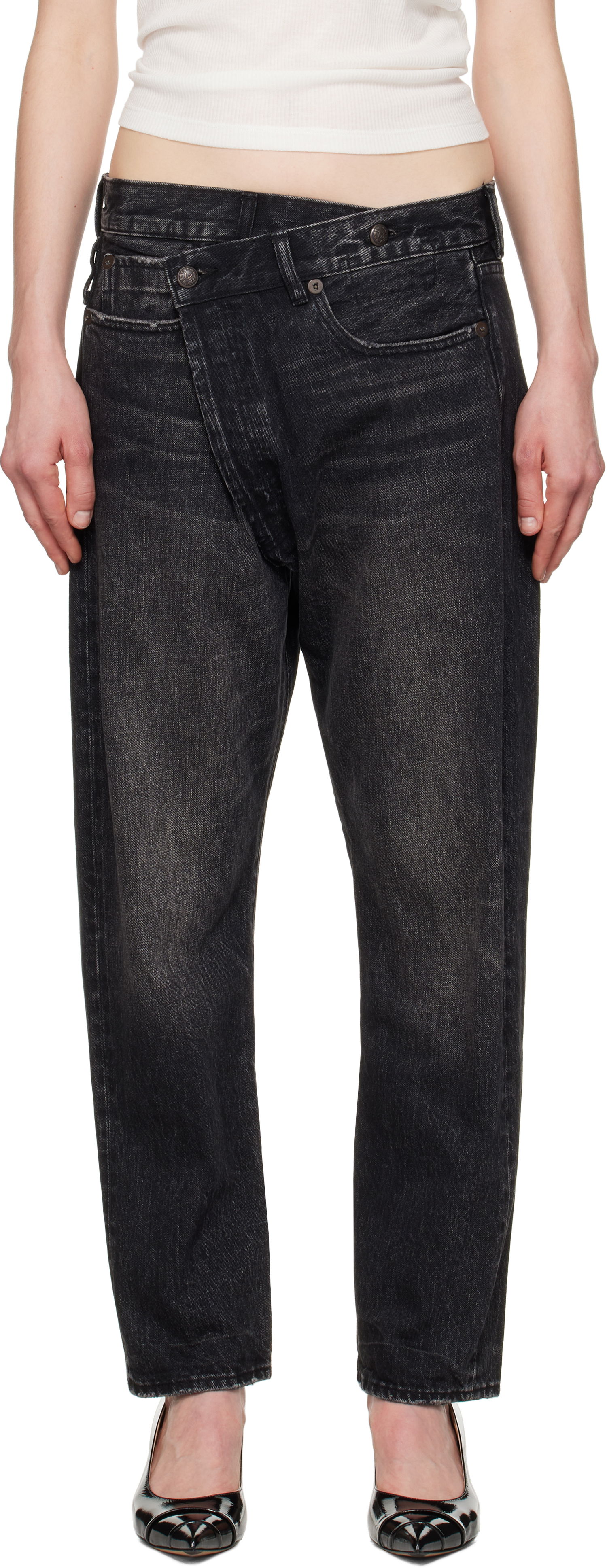 Jeans R13 R13 Crossover Jeans Svart | R13W2048-D274A, 0