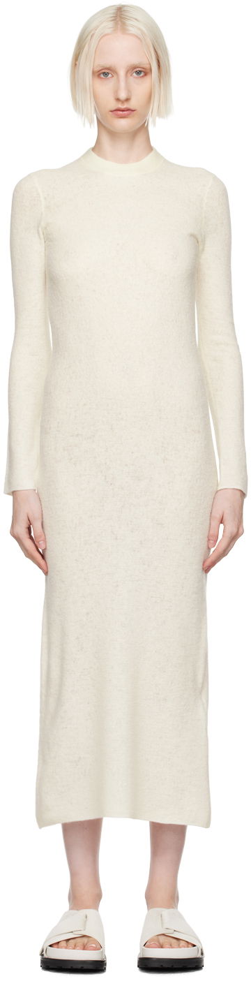 Klä Jil Sander Layered Maxi Dress Vit | J02FV0103_JTN367