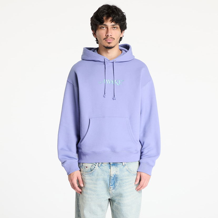 Sweatshirt Awake NY Awake NY Classic Logo Hoodie Purpur | AWK-SP25-HD002-PERIW