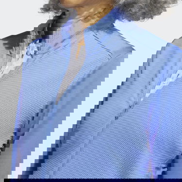 Sweatshirt adidas Originals Textured Full-Zip Blå | HR2985, 6