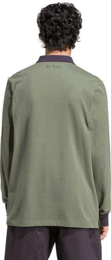 Polotröja adidas Originals FC Bayern Munich Icon Long Sleeve Polo Shirt Grön | jn0253, 1