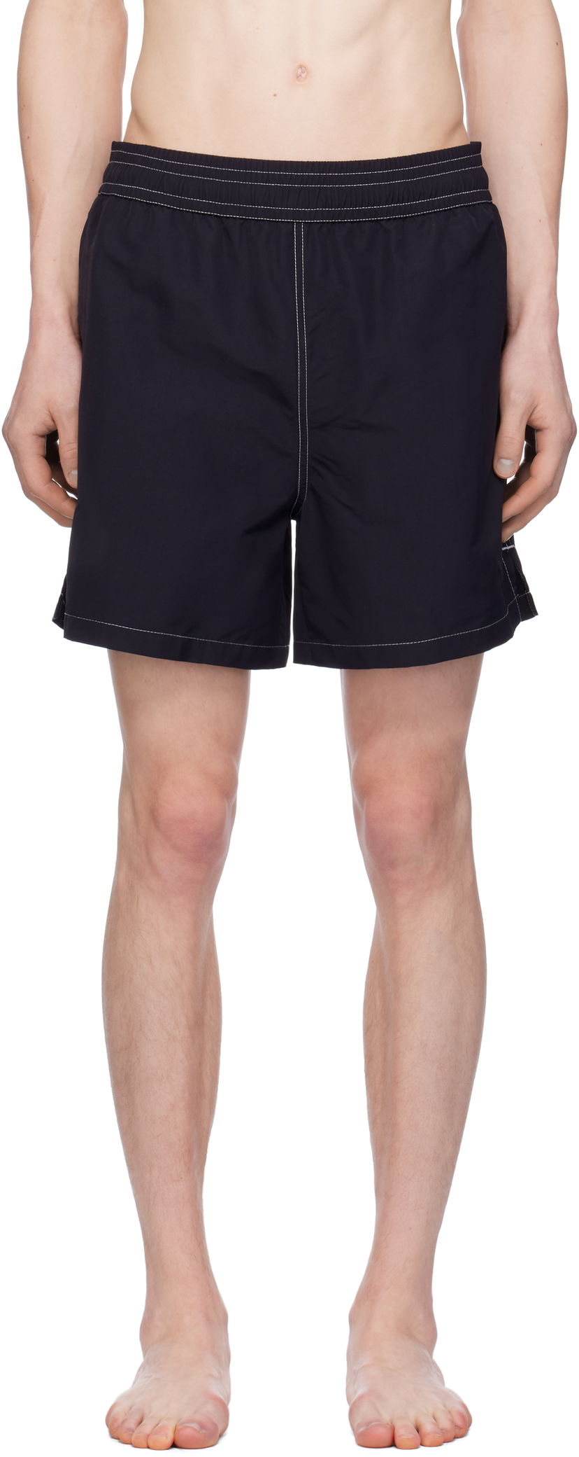 Badkläder AMI AMI Paris Beach Swim Shorts Svart | HBW006.PA0027