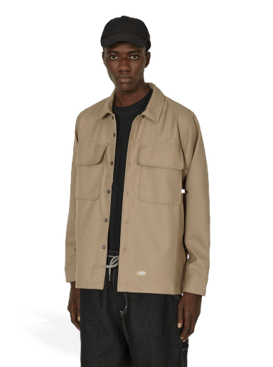 Skjorta Dickies Boxy Shirt Beige | DK0A4YVL DS01