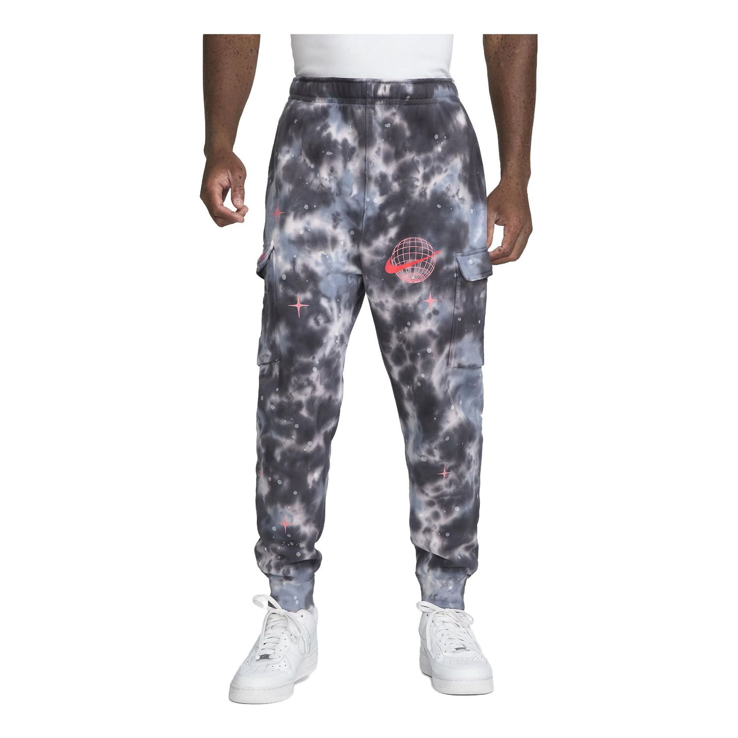Cargo byxor Nike Club Space Wave Cargo Pants Grå | FB9041-410, 0