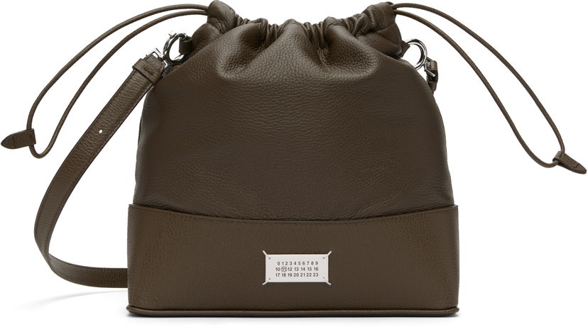 Ryggsäck Maison Margiela Drawstring Small Backpack Brun | SB2WA0011 P7245