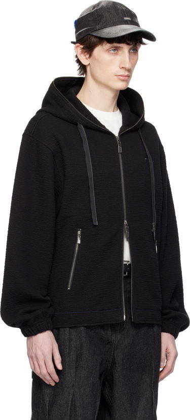 Sweatshirt ADER ERROR ADER error Realce Product. 31 Zip-Up Hoodie Svart | BO01SSHD0402BK, 1
