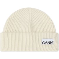 Mössa GANNI Rib Knit Beanie Beige | A5627-135, 2