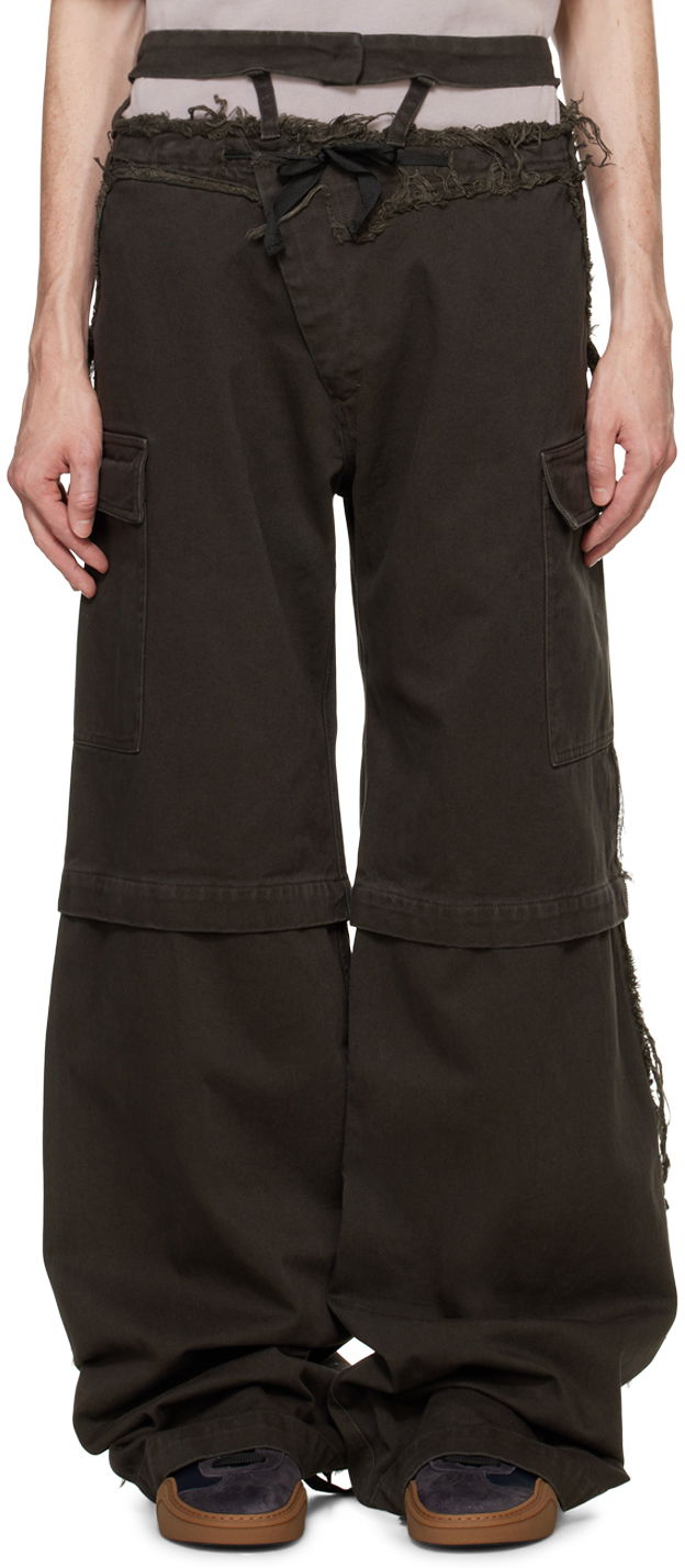 Cargo byxor Ottolinger Ottolinger Baggy Cargo Pants Brun | 1060801521