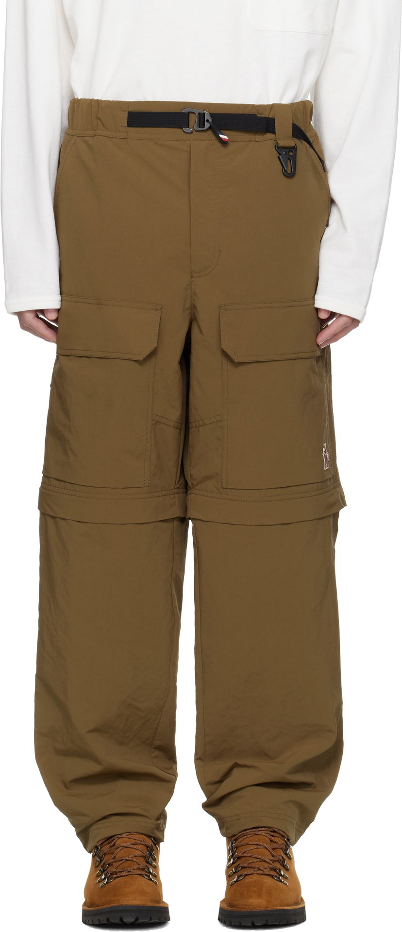 Cargo byxor Moncler Moncler Grenoble Sportivo Zip-Off Cargo Pants Grön | K10972A00002597SL