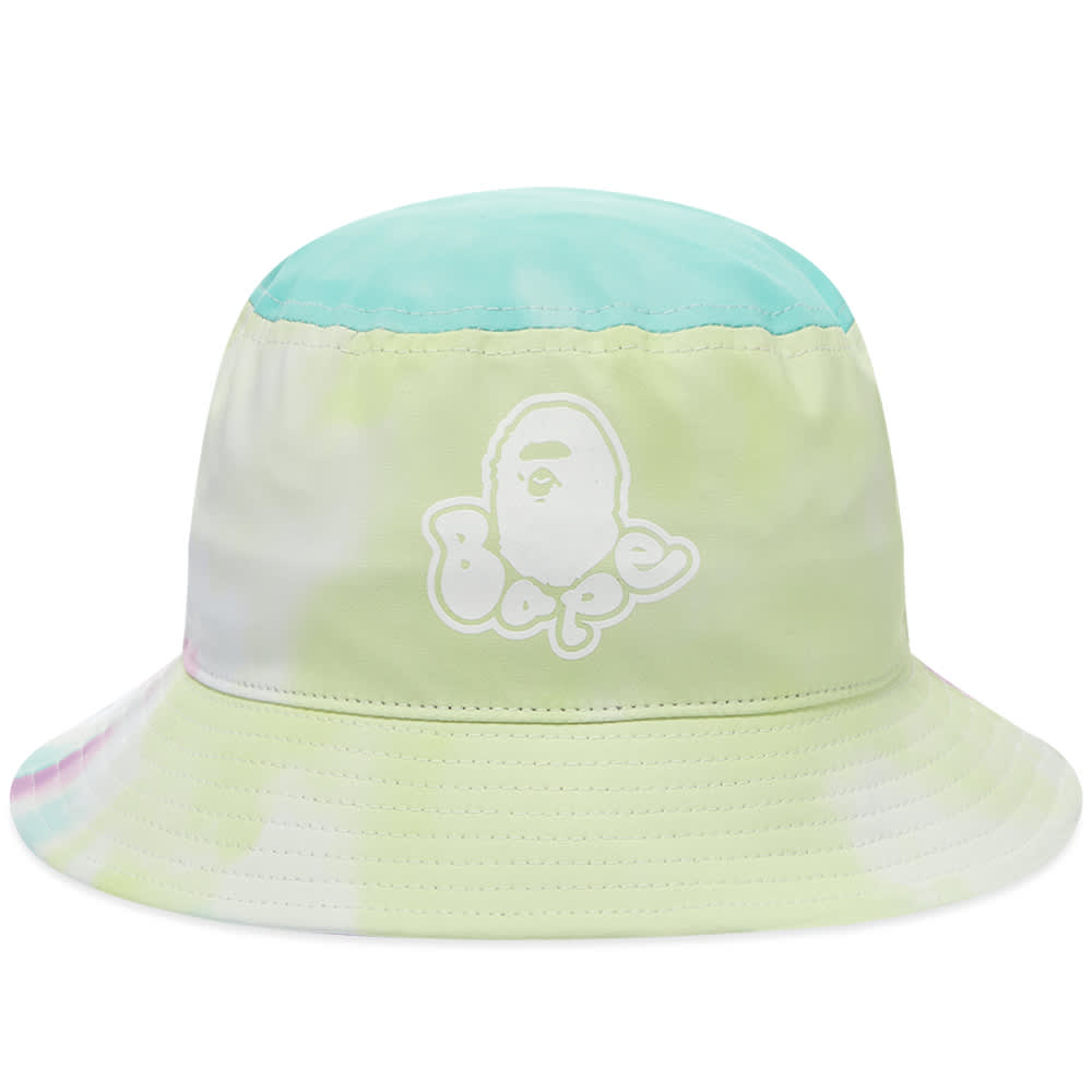 Hatt BAPE Tie Dye Bucket Hat Turkos | 001HTI302001L-MUL, 0