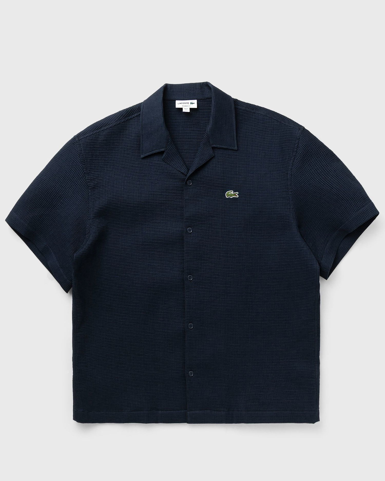 Skjorta Lacoste Casual Short Sleeve Shirt Mörkblå | CH9924-C7Z, 0