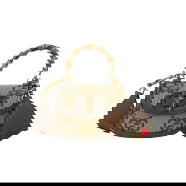 Handväska Gucci Bamboo 1947 Jumbo GG Mini Bag Brun | 686864 UQLBT 2570, 1