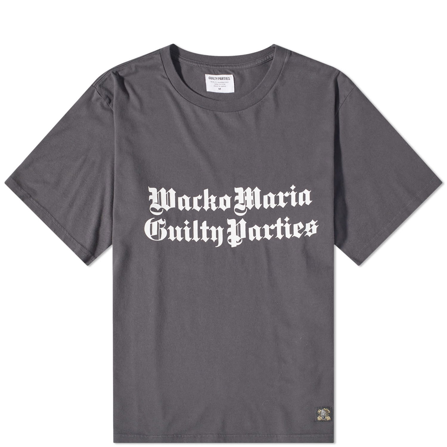 T-shirt WACKO MARIA Standard Crew Tee Grå | 23SS-WMT-ST01-BK, 0