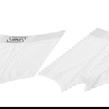 Underkläder och strumpor Versace Men's Logo Boxer Trunk White Vit | 1014037-1A09984-1W000, 0