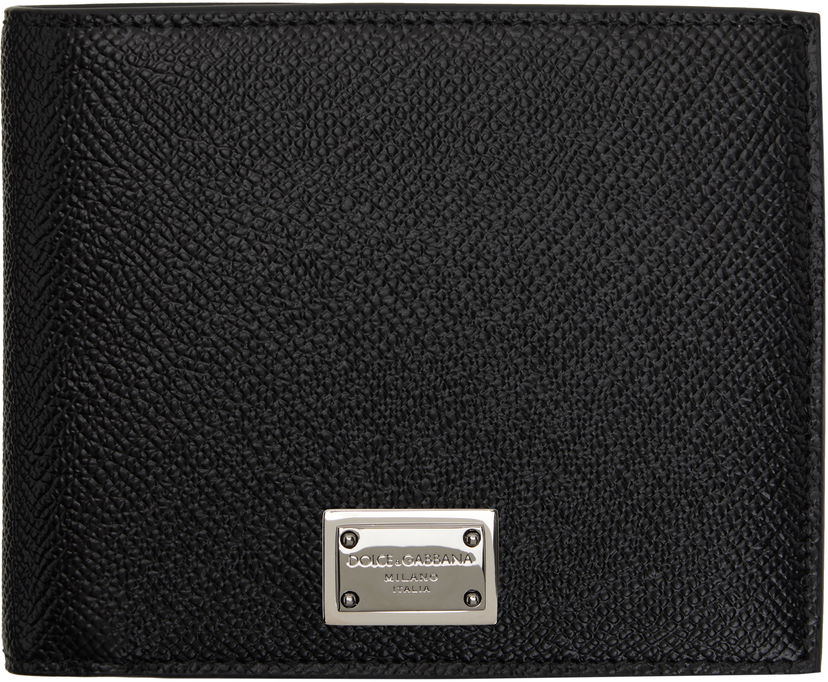 Plånbok Dolce & Gabbana Dolce&Gabbana Calfskin Coin Pocket Wallet Svart | BP3102AG219