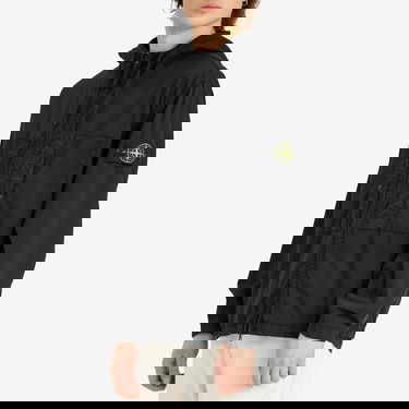 Vindjacka Stone Island Stone Island Supima Cotton Twill Stretch-TC Hooded Jacket, Size Large Svart | K1S154100091-V0029, 2