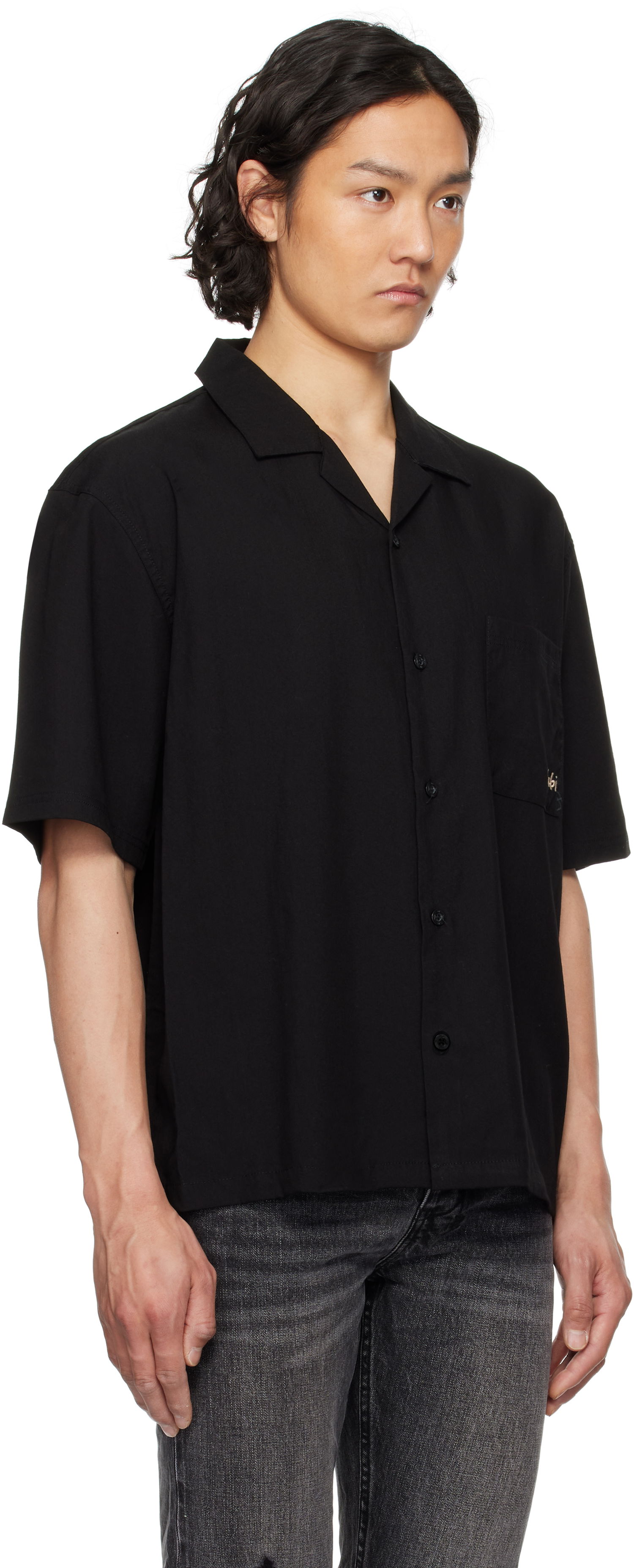 Skjorta Ksubi Ksubi 1999 Diner Short Sleeve Shirt Svart | MSP25SH015, 1