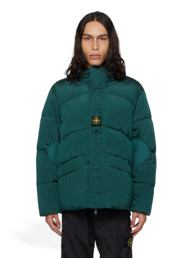 Jacka Stone Island Quilted Reversible Down Jacket Grön | 791542719