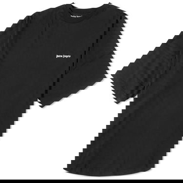 T-shirt Palm Angels Embroidered Logo Oversized T-Shirt Svart | PMAA002F23JER0011001, 0