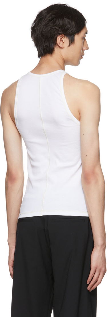Linne Dion Lee Ruched Tank Top Vit | C3042S22, 2