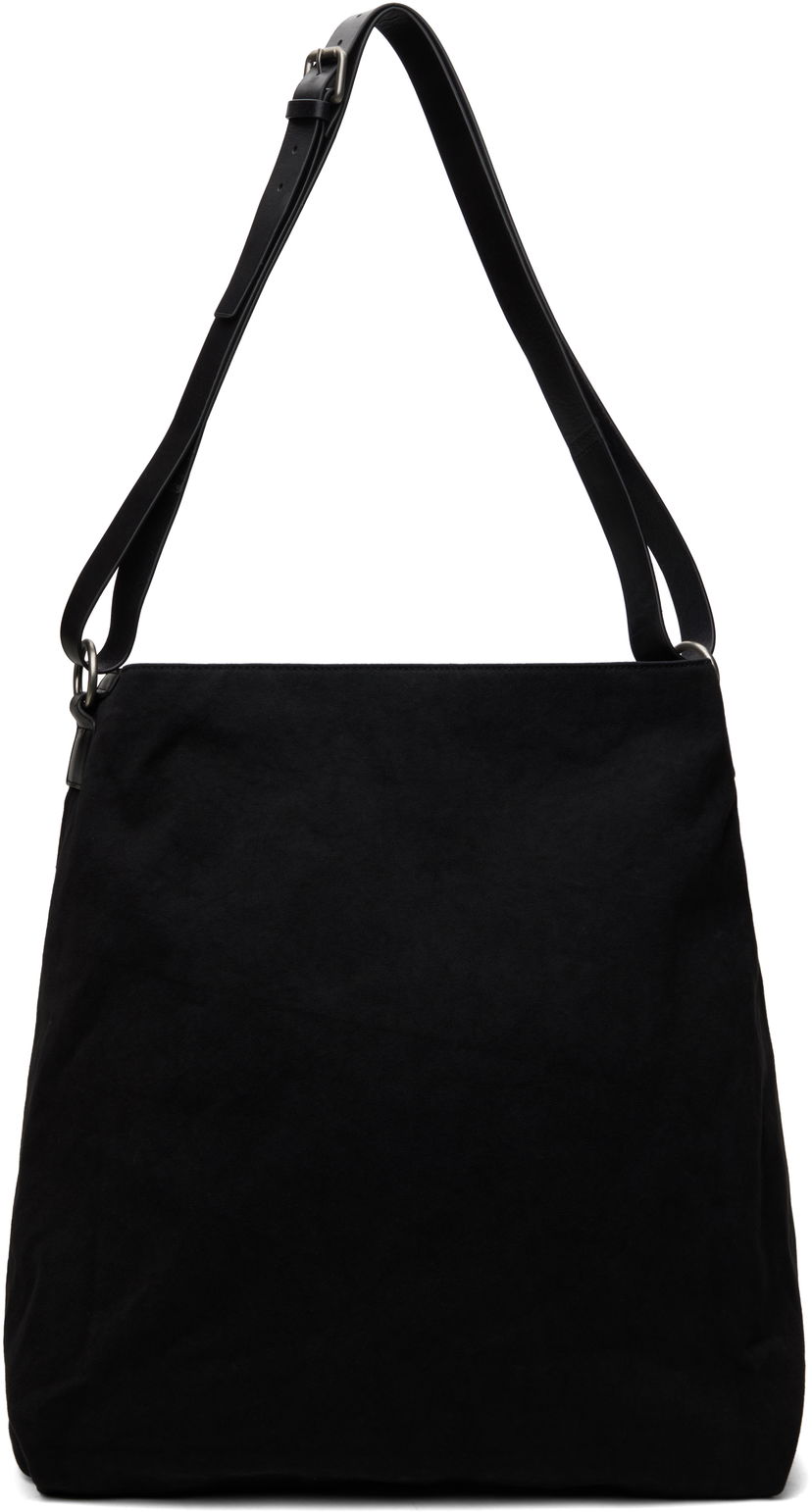 Axelväska Dries Van Noten Dries Van Noten Large Canvas Shoulder Bag Svart | 251-021508-698