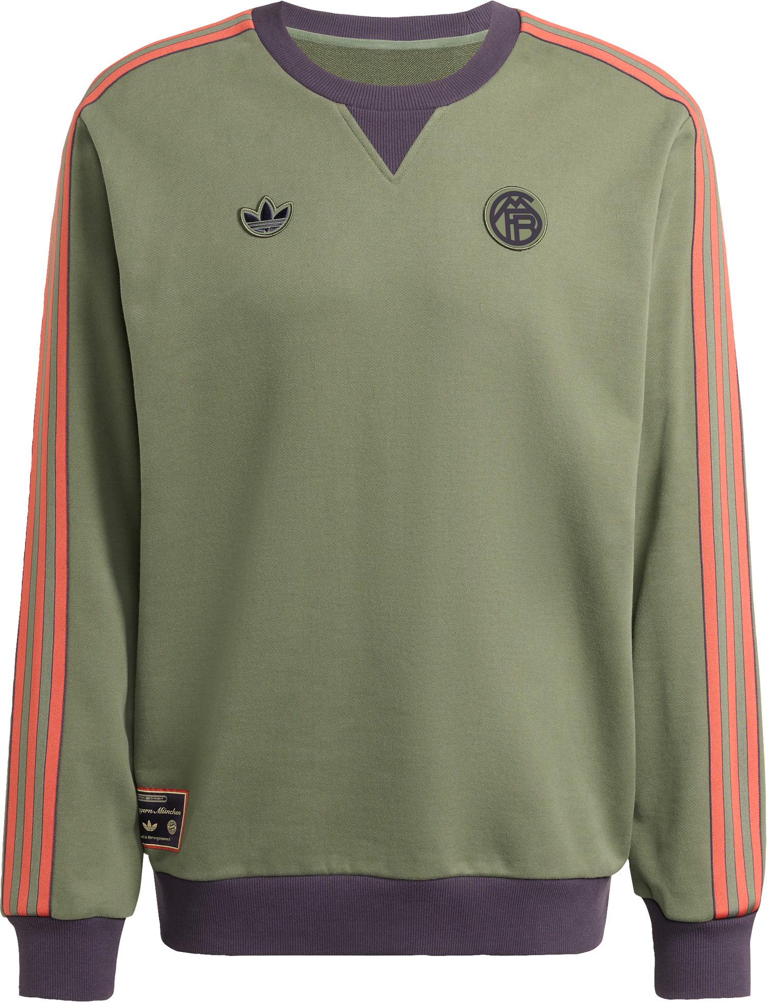 Sweatshirt adidas Originals FC Bayern Munich Icon Sweatshirt Grön | jm9428, 0