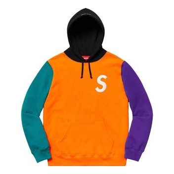 Sweatshirt Supreme Supreme SS19 Colorblocked Hooded Sweatshirt Flerfärgad | SUP-SS19-309, 0