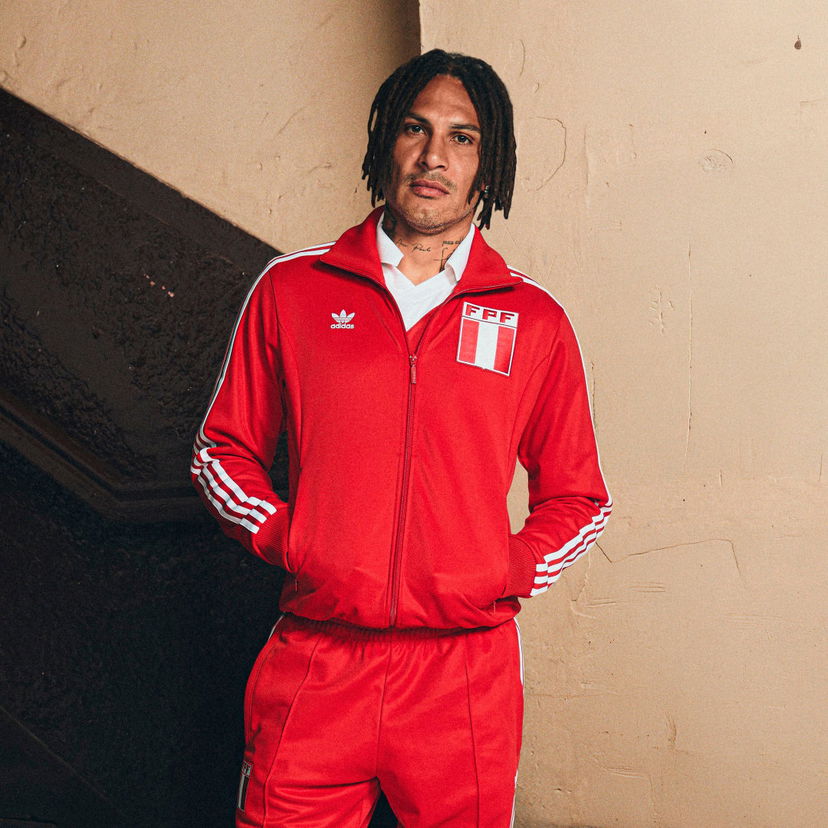 Träningsoverall adidas Performance Peru Track Top Röd | JM7309
