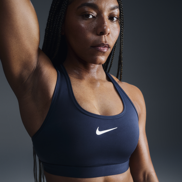 Behå Nike Swoosh Sports Bra Mörkblå | DX6821-478, 3