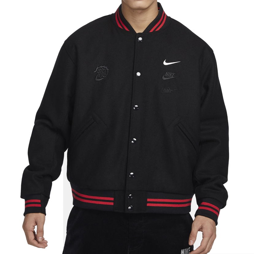 Bomberjacka Nike Dragon Baseball Jacket Svart | FZ6372-010