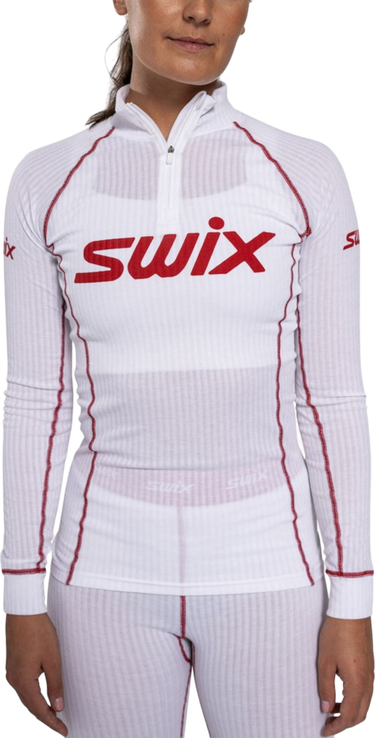 T-shirt SWIX SWIX RaceX Classic Half Zip Top Vit | 10111-23-00036, 0