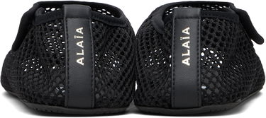 Sneakers och skor Alaïa ALAÏA Fishnet Ballerina Flats Svart | AA3A065TK050, 1