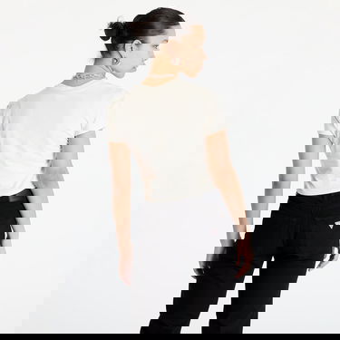 Crop top GUESS Triangle Logo Fitted T-Shirt Svart | W4BI05J1314, 2