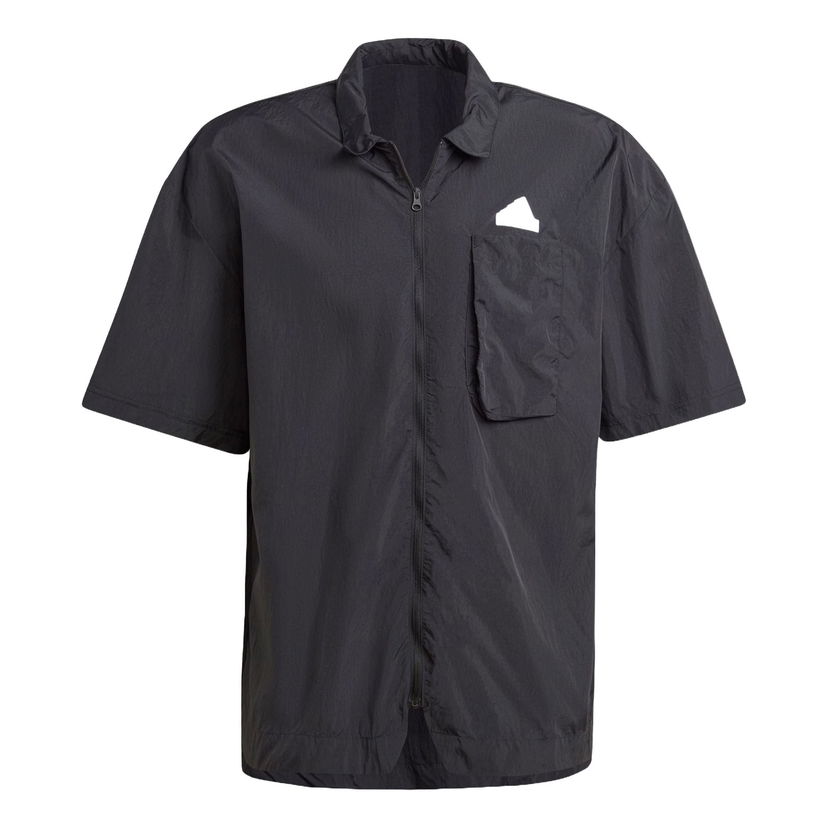 Skjorta adidas Originals Escape Short Sleeve Shirt Svart | IR5188