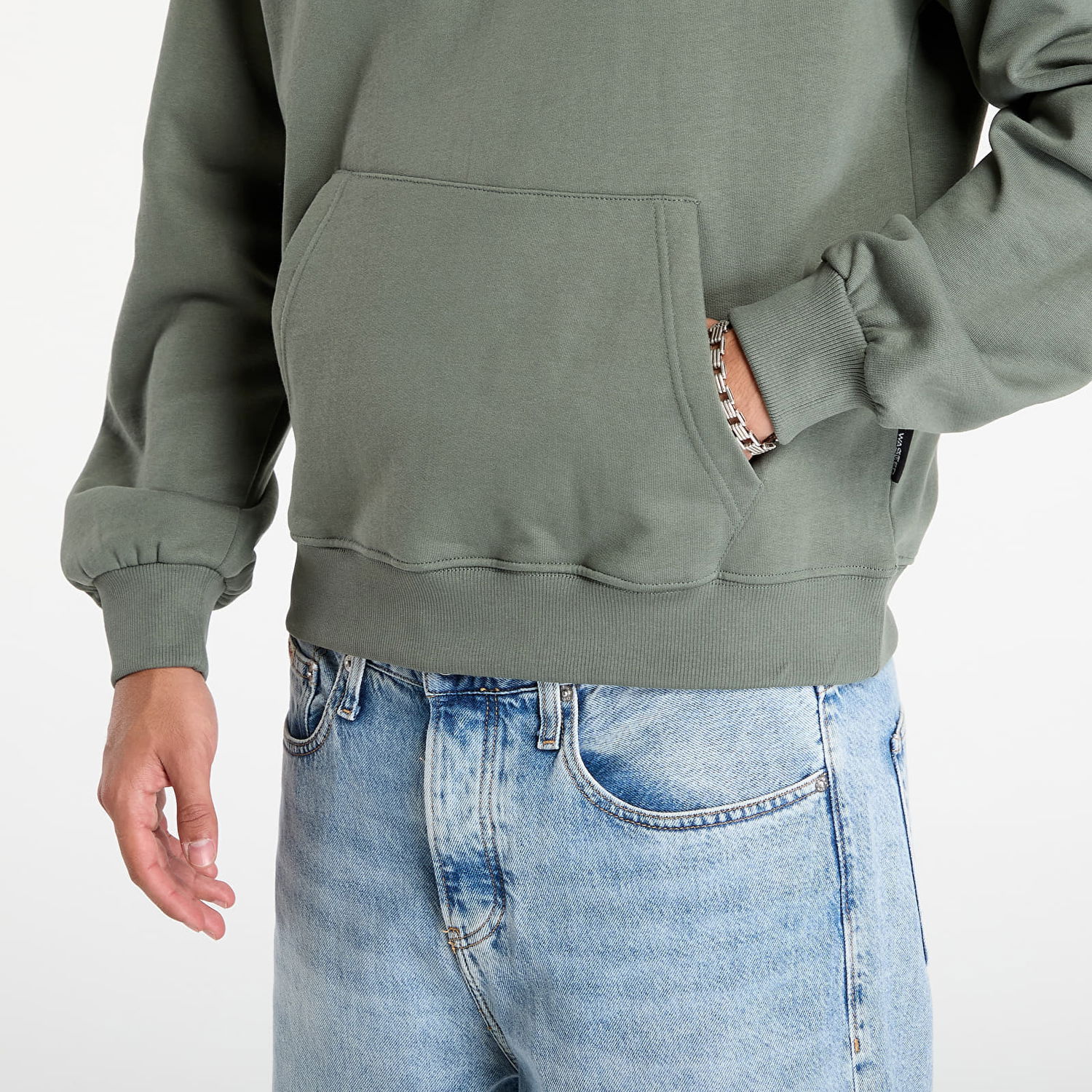 Sweatshirt Wasted Paris Wasted Paris Crest Hoodie Grön | WP_000290, 1