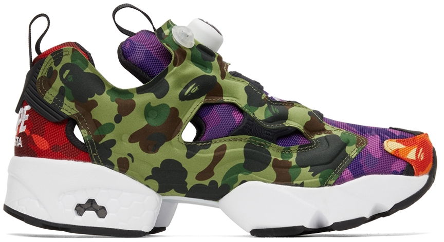 Sneakers och skor Reebok x BAPE Instapump Fury "Multicolor" Flerfärgad | Q47370, 1