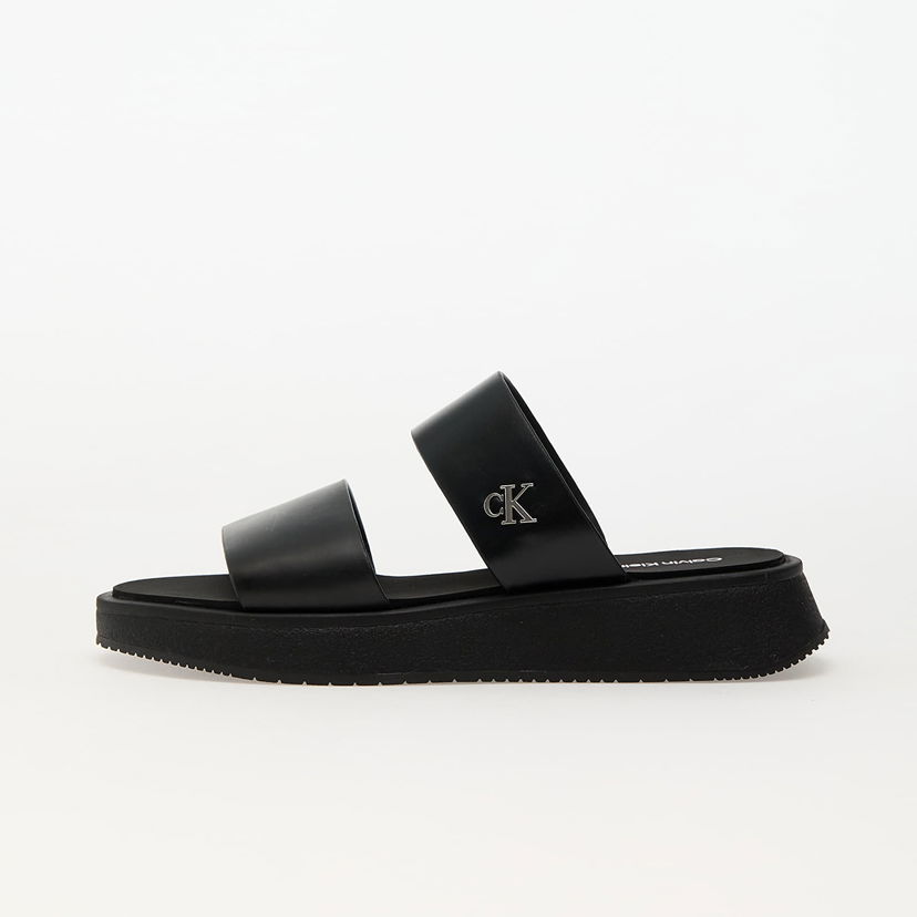 Sneakers och skor CALVIN KLEIN Jeans Sandal Slide Double Black Svart | YW0YW01694 0GJ