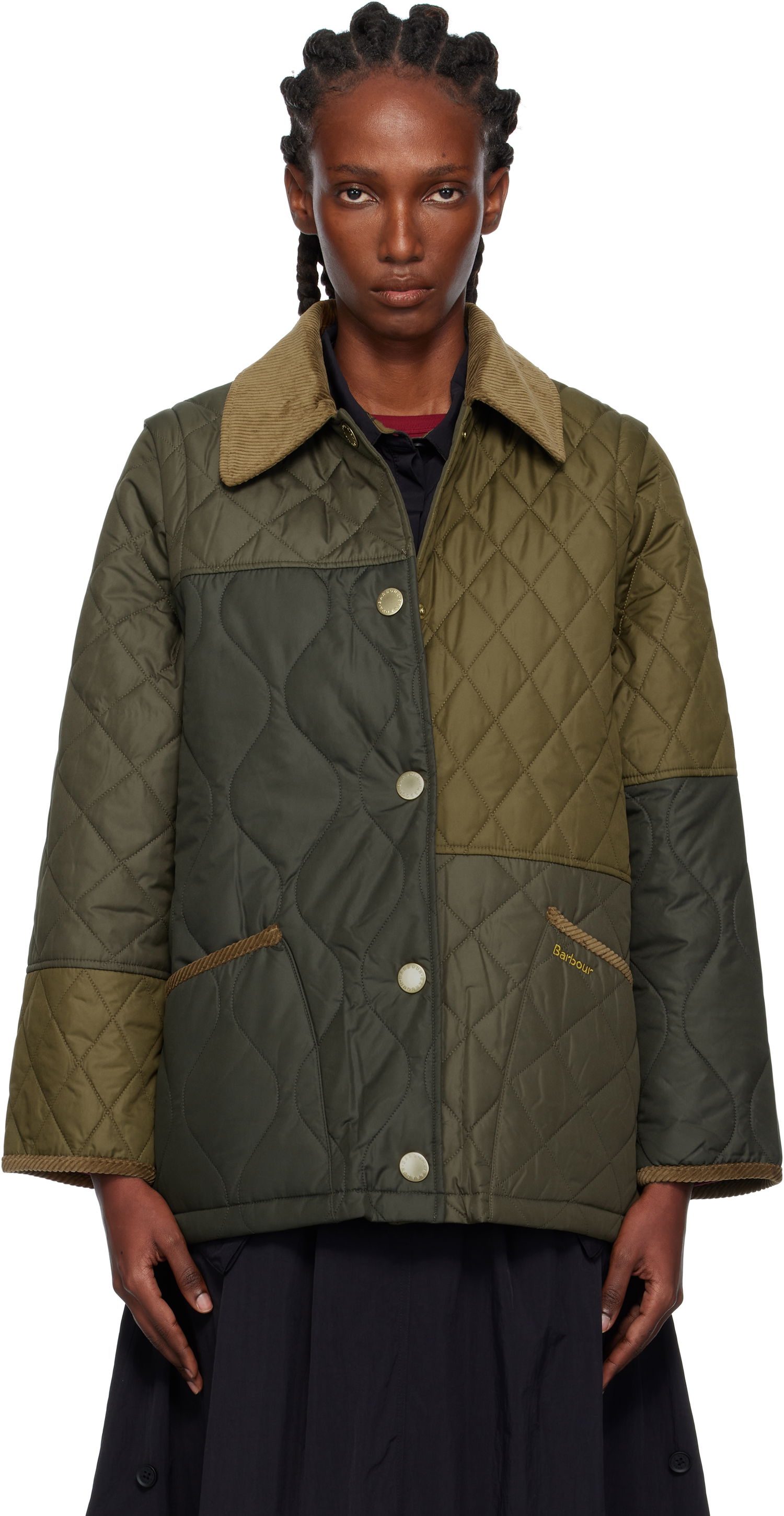 Jacka Barbour Lorrie Quilted Jacket Flerfärgad | LQU1834GN71, 0