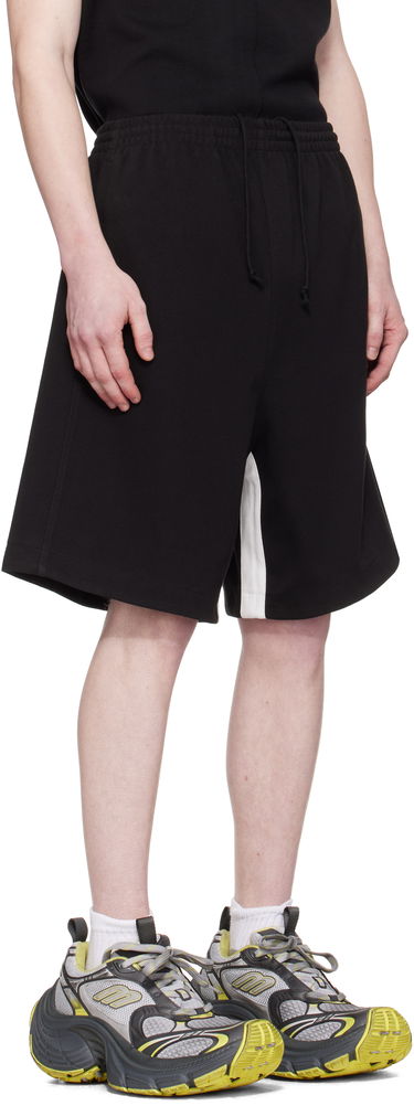Shorts We11done We11done Contrast Track Shorts Svart | WD-TA0-25-719-U-BK, 1