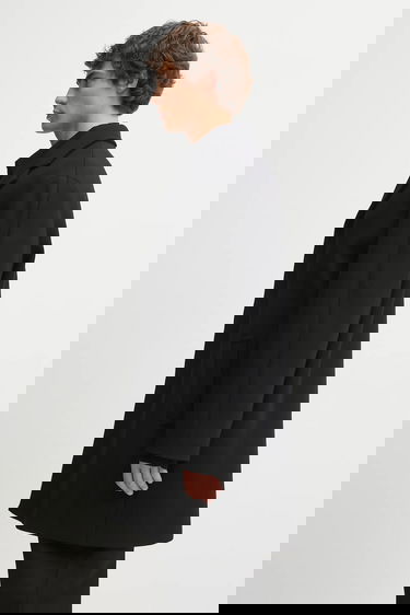 Rockar MAISON KITSUNÉ Maison Kitsuné Tailored Coat Svart | PM02205WM2030, 1