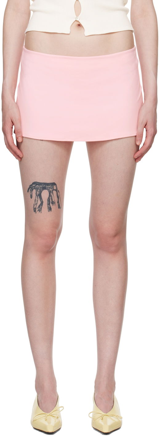 Kjol GUIZIO Guizio Micro Miniskirt Rosa | H23301K021