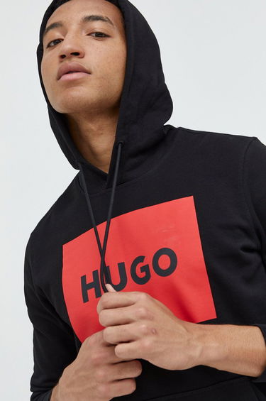 Sweatshirt BOSS HUGO Cotton Svart | 50473168, 1