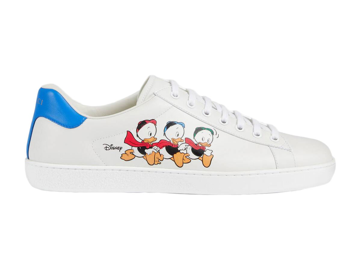 Sneakers och skor Gucci Ace x Disney Huey, Dewey, Louie Vit | 649398 AYO70 9062, 0