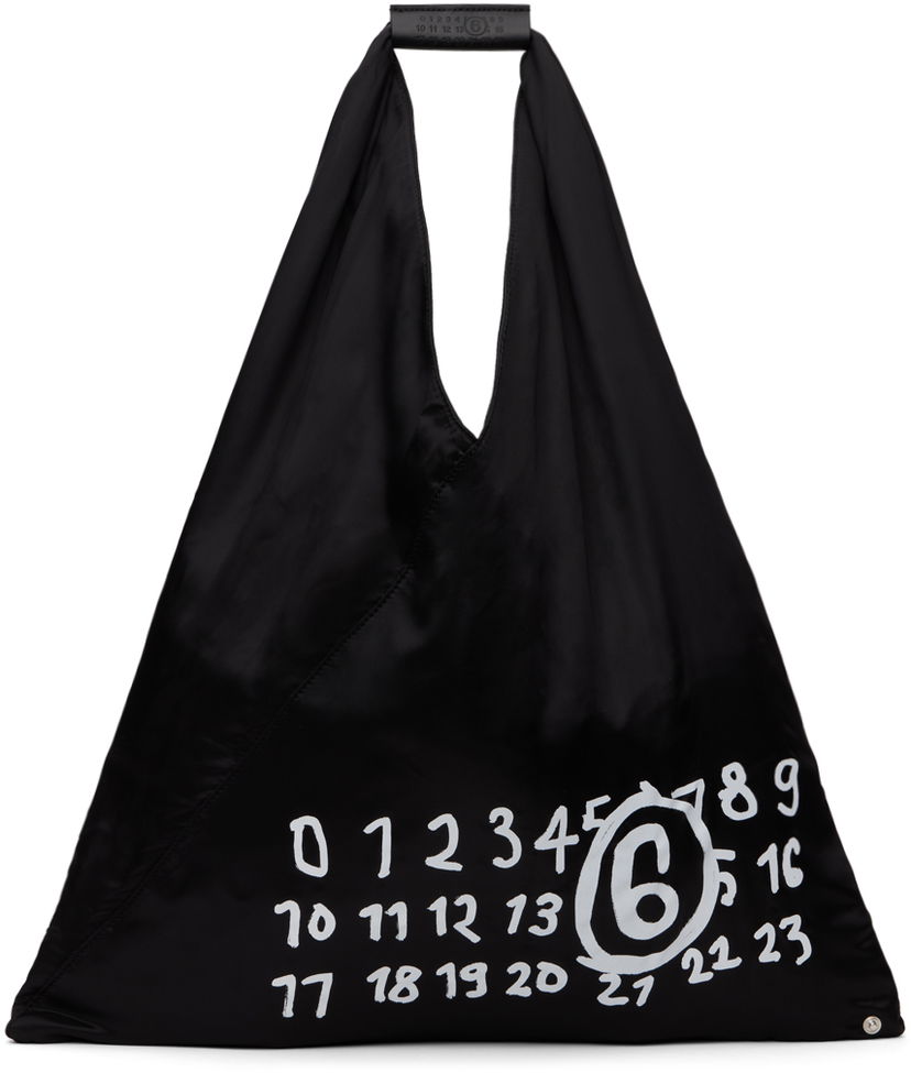 Tygpåse Maison Margiela Classic Medium Tote Svart | S54WD0039 P7184