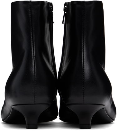 Tillbehör TOTEME TOTEME 'The Slim Ankle' Kitten Heel Boots Svart | 234-WLGSE123-LE0014, 1