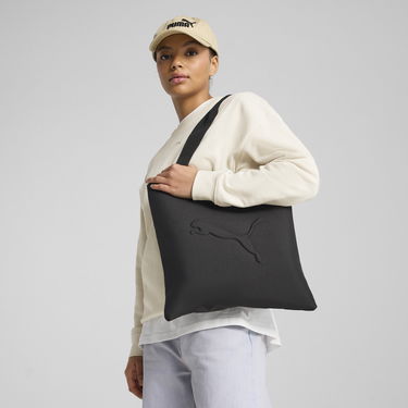 Tygpåse Puma Buzz Tote Bag Svart | 091157_01, 1